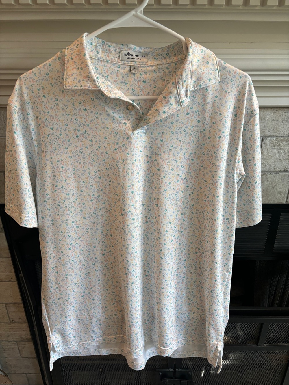 Peter Millar Micro Print Polo